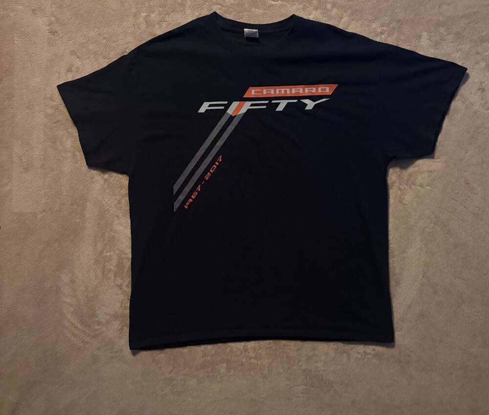 Gildan Heavy Cotton Chevrolet Camaro Fifty 1967-2017 Anniversary